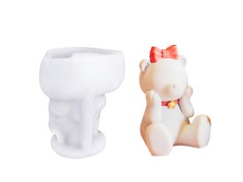 Molde silicona osito coqueto 